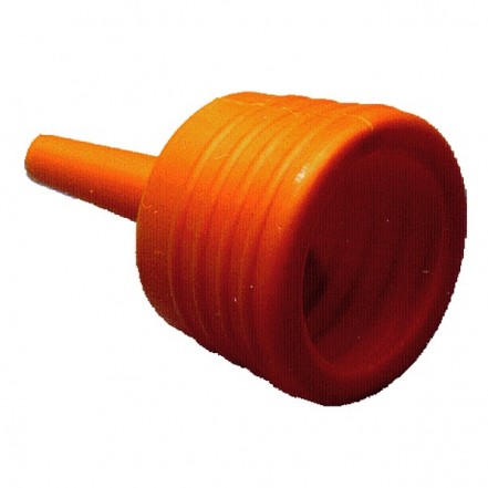 Trem Funnel Plastic Anti Splash Orange