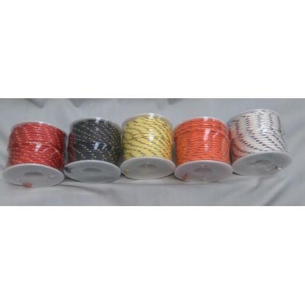 Rope Mini Reel 3MM Assorted Colours 20mtr