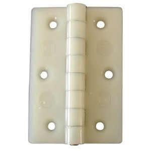 Aquafax Nylon Butt Hinge - 64mm x 43mm White