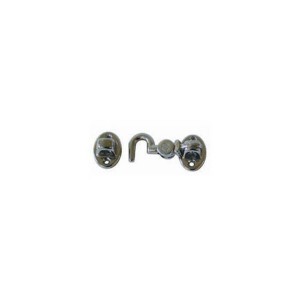 Aquafax Cabin Hook Silent Chromed Brass 75mm