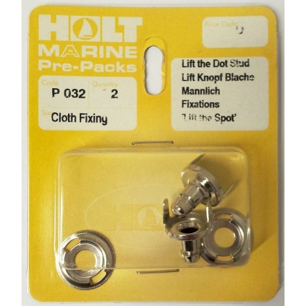 Holt Marine Stud Lift The Dot Cloth Fixing