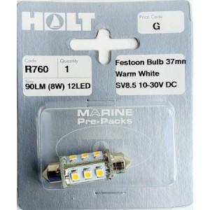 Holt Marine Bulb 12-LED Festoon 37mm Warm White