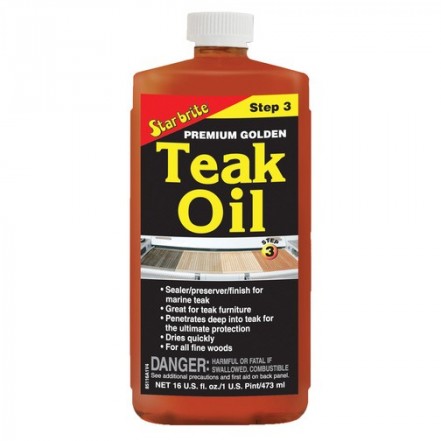 Starbrite Premium Golden Teak Oil 473ml