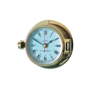 Meridian Zero Channel 84mm Brass Clock