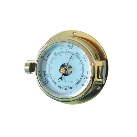 Meridian Zero Channel 84mm Brass Barometer