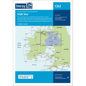 Imray C62 Chart Irish Sea