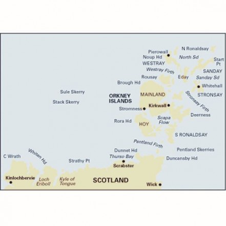 Imray C68 Chart Cape Wrath to Wick & the Orkney Islands