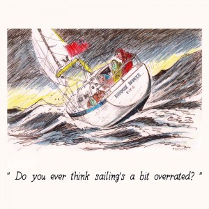 Nauticalia Greeting Card 'Do you ever think Sailing...'