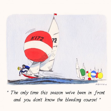 Nauticalia Greeting Card 'The only time this Season./..'