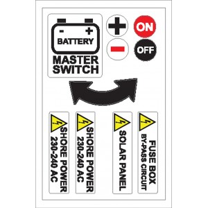 Nauticalia Sticker Battery/Shore