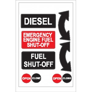 Nauticalia Sticker Diesel Fuel