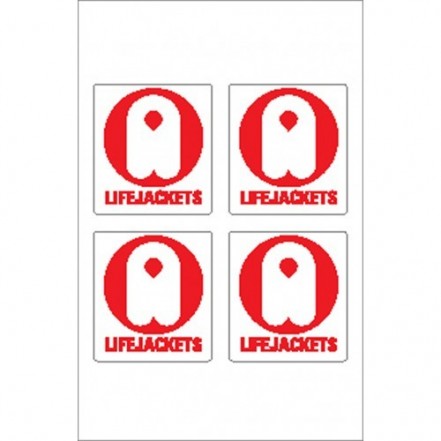 Nauticalia Sticker Lifejacket 4 Pictures