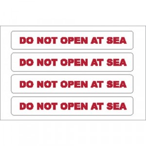 Nauticalia Sticker Do Not Open