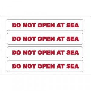 Nauticalia Sticker Do Not Open