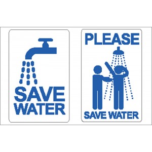 Nauticalia Sticker Save Water