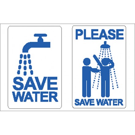 Nauticalia Sticker Save Water