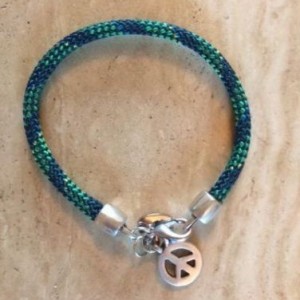 Heidi Peace Bracelet Green/Navy