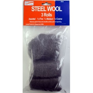 Steel Wool 3 Pieces Assorted