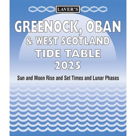 Tide Tables Greenock, Oban & West Scotland