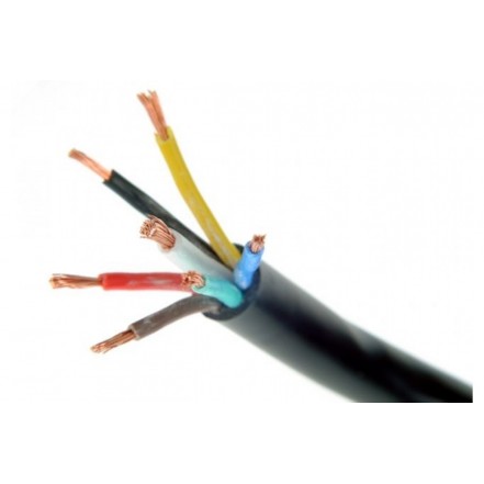 Maypole Trailer Cable 7 Core Black per metre