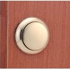 C Quip Push Button Latch Laquered Brass