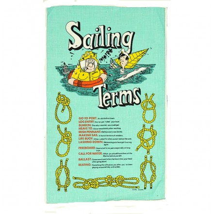 Nauticalia Galley Cloth Sailing Terms
