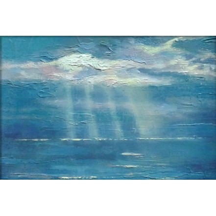 Gift Card Sunrays on Blue Water