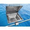Asado Rail Mounted Stainless Steel Barbeque