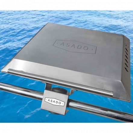 Asado Rail Mounted Stainless Steel Barbeque