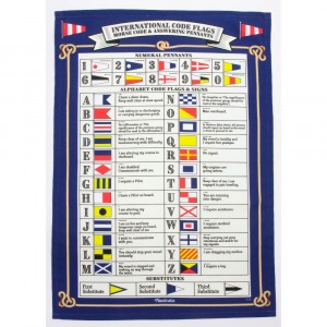 Galley Cloth Code Flags And Morse