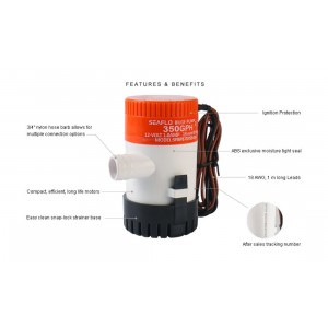 Seaflo 350gph Bilge Pump 12V