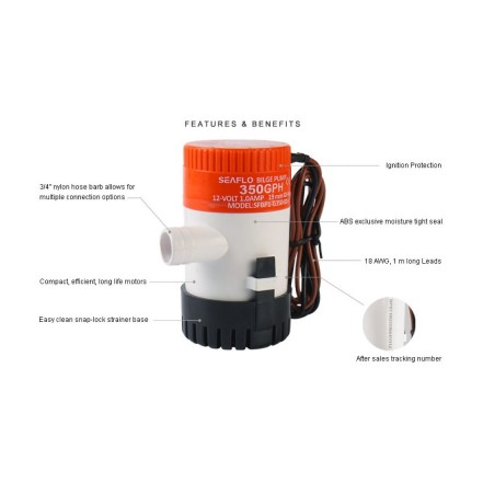 Seaflo 350gph Bilge Pump 12V