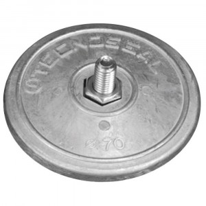 Tecnoseal 70mm Flange Disc Anode Pair