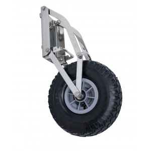 Compact Heavy Duty Dinghy Transom Wheels SS