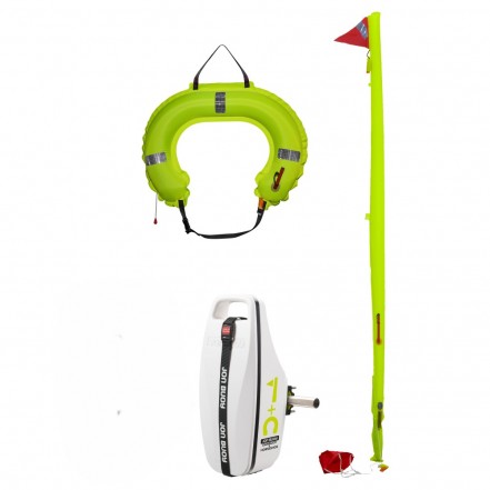 Ocean Safety Jon Buoy Horseshoe/Danbuoy White Case