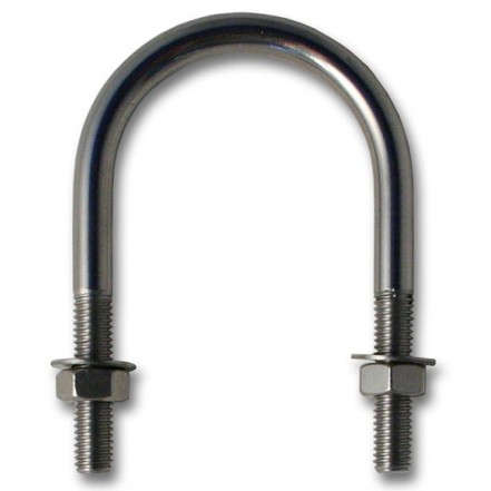 Baseline Pipe Clamp Stainless Steel M6 Thread
