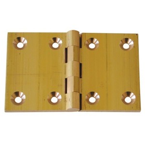 Aquafax Brass Backflap Hinges Self Colour