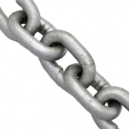 Calibrated Galvanised Chain - per Metre