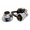 Talamex Plug and Socket Chrome