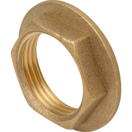 Aquafax Flanged Back Nut Brass BSP