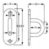 Pro-Boat Deck Eye Round Plate Stainless Steel