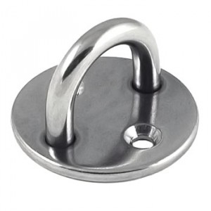 Pro-Boat Deck Eye Round Plate Stainless Steel