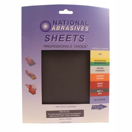 National Abrasives Wet And Dry Sheet 280mm x 230mm
