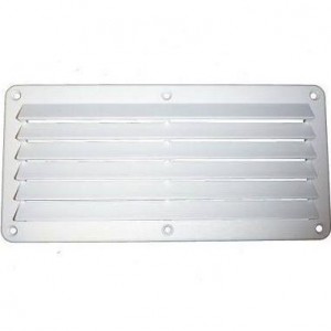 C Quip Louvered Vent White