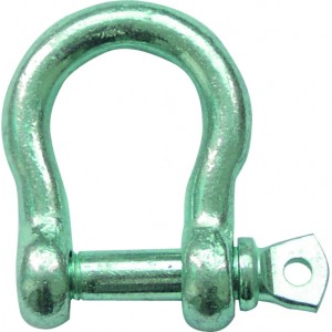 Waveline Bow Shackle Galvanised (Untested)