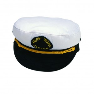 Nauticalia Captain's White Cap