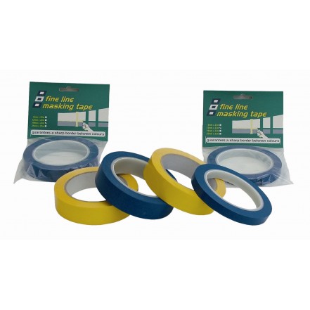 PSP Tapes Fine Line Masking Tape 33 Metre Roll