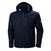 Helly Hansen Crew Hooded Mid Layer Jacket Navy