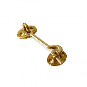 C Quip Cabin Hook Brass