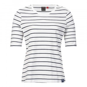 Musto Women's Marina Stripe Tee White